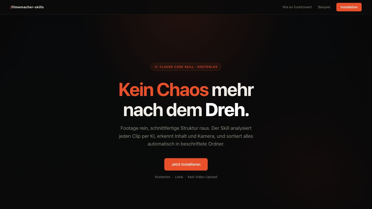 Footage Organizer